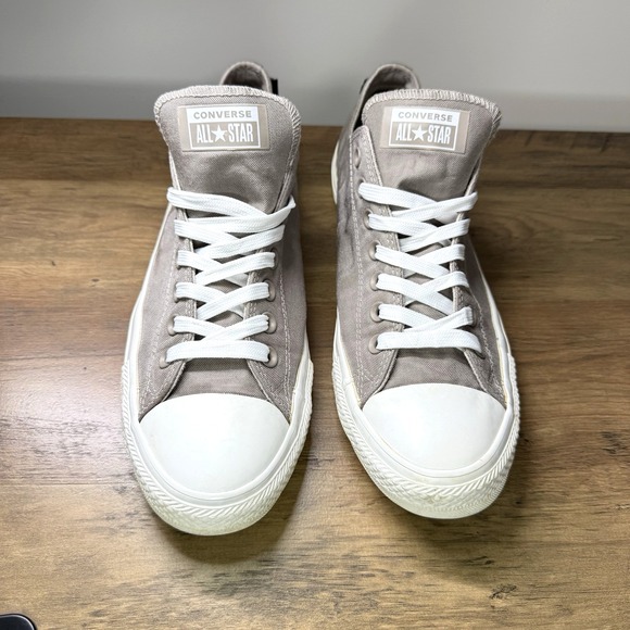 Converse All Star Cordura Gray Low Sneakers Men's 10 Canvas‎ Durable EUC Shoes - Picture 3 of 8